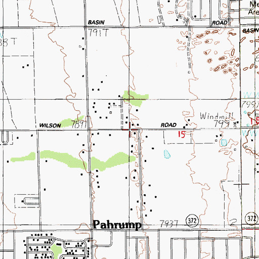 Topographic Map of Community Christian Academy, NV