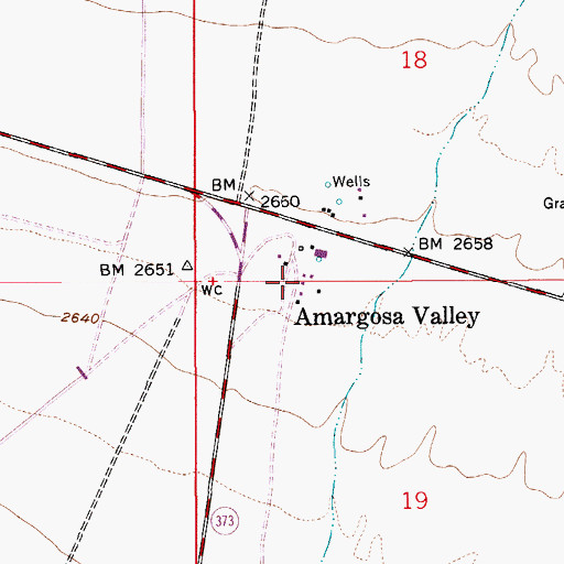 Topographic Map of Horizon Academy, NV