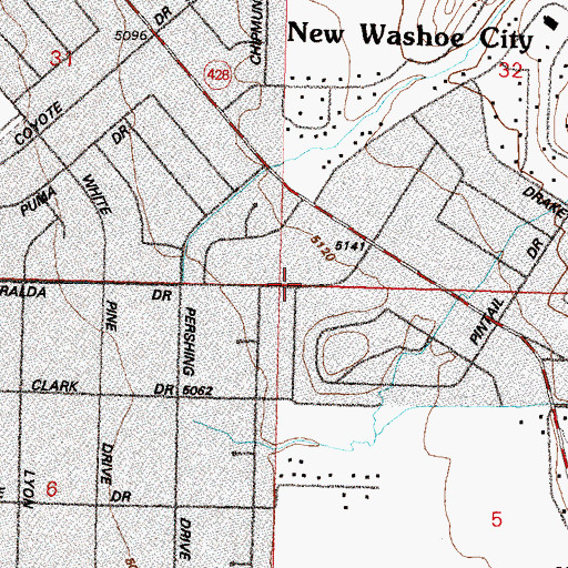 Topographic Map of New Beginnings Child Development Center, NV