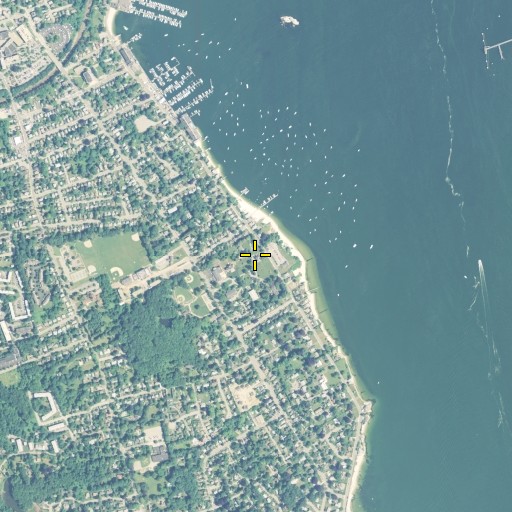 Aerial/Satellite Image of Mitchell College, CT