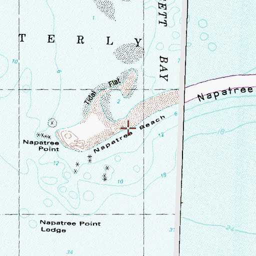 Topographic Map of Battery Connell (historical), RI