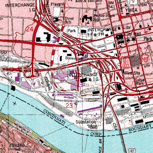 Topographic Map of Geier Collections And Research Center, OH