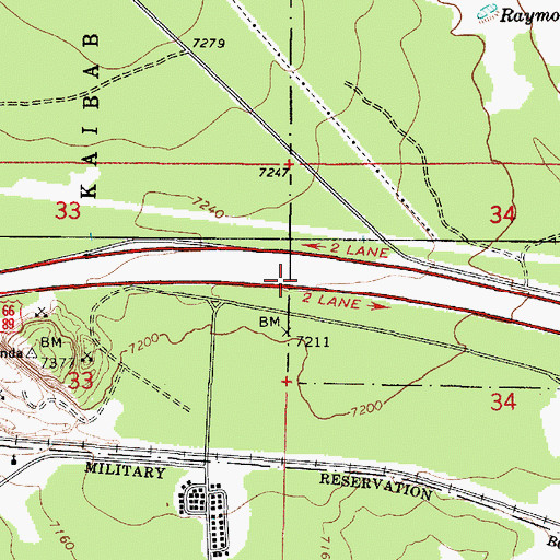 Topographic Map of Ebert Spring, AZ