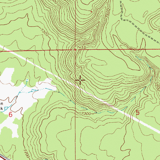 Topographic Map of Hidden Tank, AZ