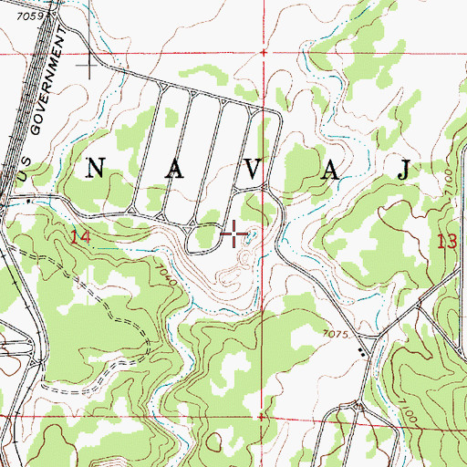 Topographic Map of Quarry Tank, AZ