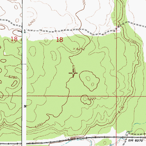 Topographic Map of Trick Tank One, AZ