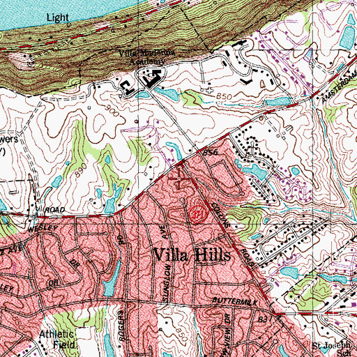 Topographic Map of Leavitson School (historical), KY