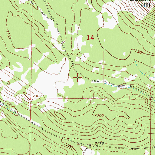 Topographic Map of Jim Bean Tank, AZ