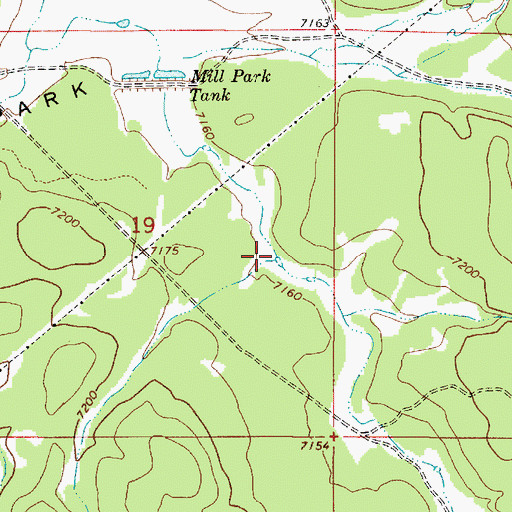 Topographic Map of Brown Tank, AZ