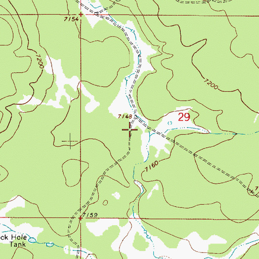Topographic Map of Sput Tank, AZ