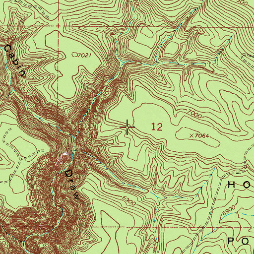 Topographic Map of Liberty Tank, AZ