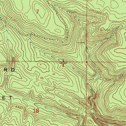 Topographic Map of Orchard Tank, AZ