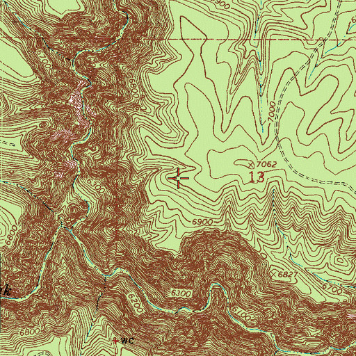 Topographic Map of Pad Tank, AZ