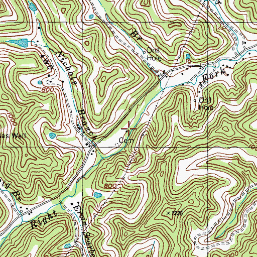 Topographic Map of Hayes School (historical), KY