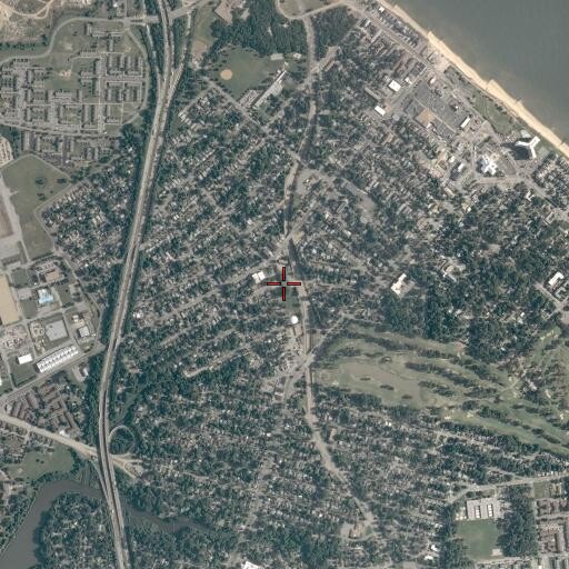 Aerial/Satellite Image of Norfolk Fire - Rescue Station 13, VA