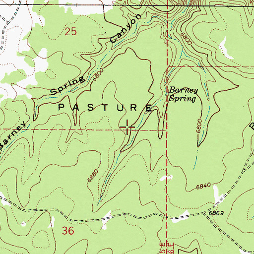 Topographic Map of Hancock Cabin Tank, AZ