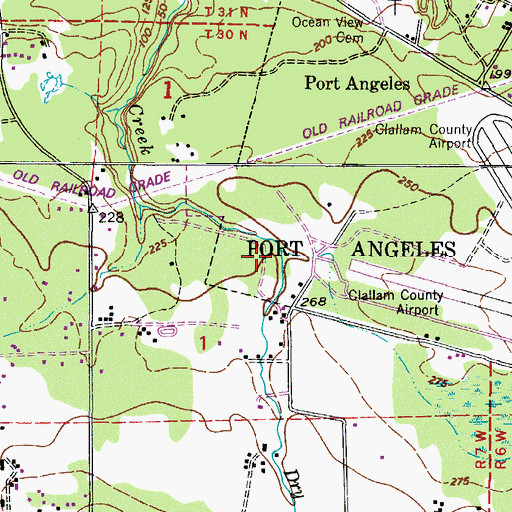 Topographic Map of Chickamin Creek, WA
