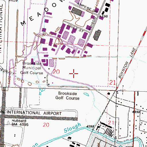 Topographic Map of Truckee Meadows School, NV