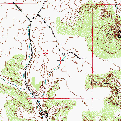 Topographic Map of Anderson Tank, AZ