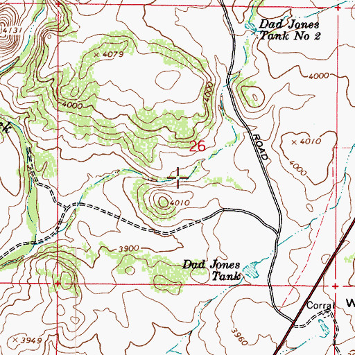 Topographic Map of Surprise Tank, AZ