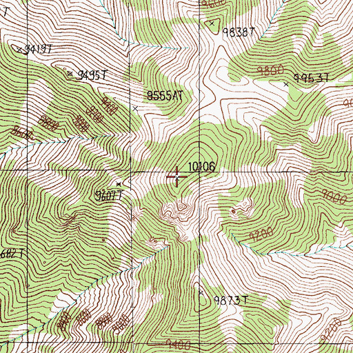 Topographic Map of Stairstep Mountain, NV