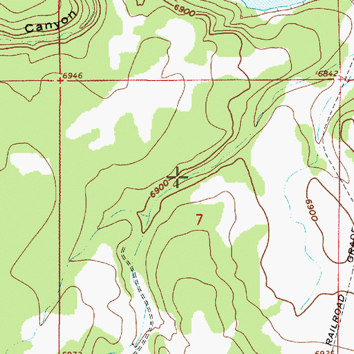 Topographic Map of Snag Tank, AZ