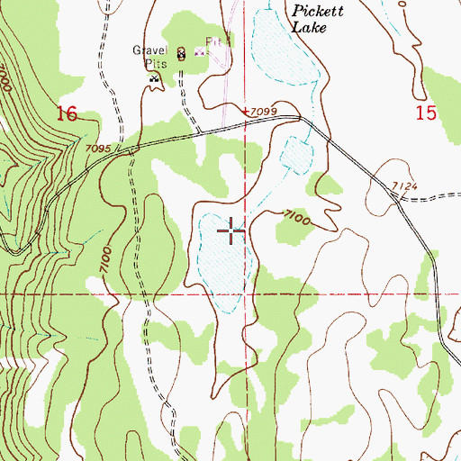 Topographic Map of Antelope Tank, AZ