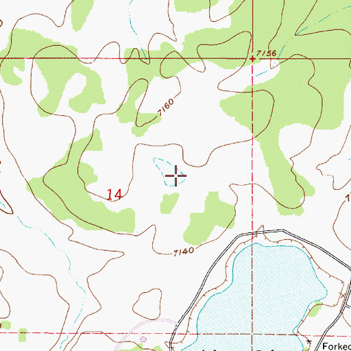 Topographic Map of Ashurst Tank, AZ