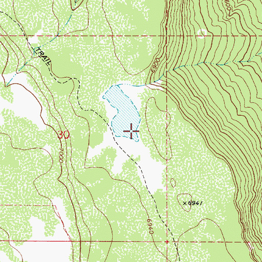 Topographic Map of Antelope Tank, AZ