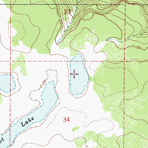 Topographic Map of Unit East Tank, AZ