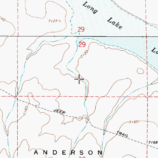 Topographic Map of Upper Long Tank, AZ