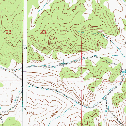 Topographic Map of Westec Tank, AZ