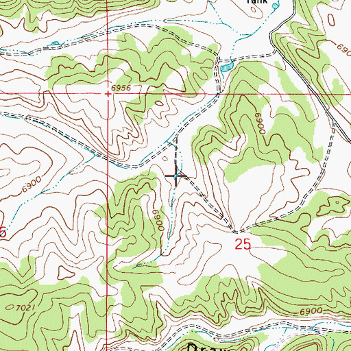 Topographic Map of Statler Tank, AZ