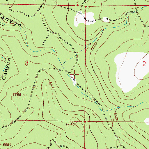 Topographic Map of Rocky Tank, AZ