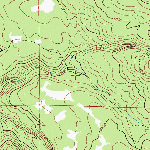 Topographic Map of Hopeful Tank, AZ