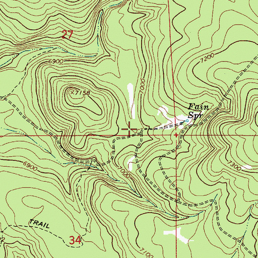 Topographic Map of Salt Lick Tank, AZ