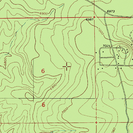 Topographic Map of Sixthirtyone Tank, AZ