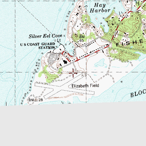 Topographic Map of Battery Dutton (historical), NY