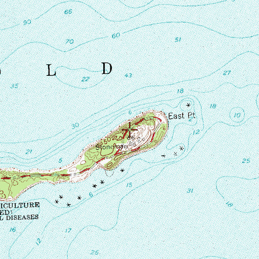 Topographic Map of Battery John Greble (historical), NY