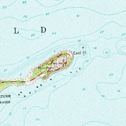 Topographic Map of Battery Justin Dimick (historical), NY