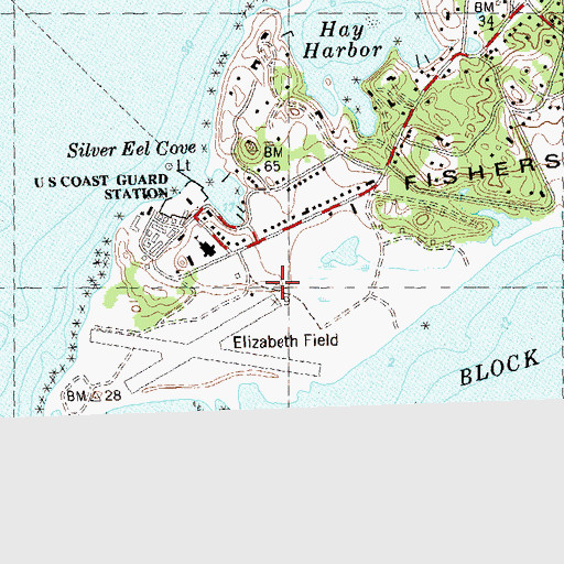 Topographic Map of Battery Marcy (historical), NY