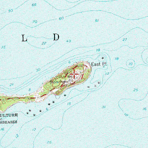 Topographic Map of Battery Stoneman (historical), NY