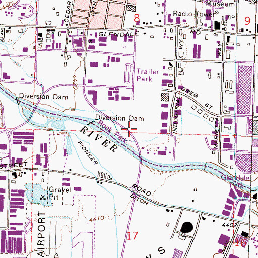 Topographic Map of Academy for Career Education, NV
