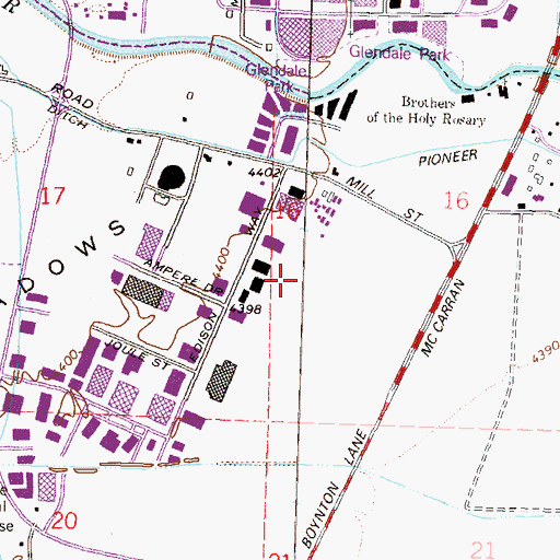 Topographic Map of Halima Academy, NV