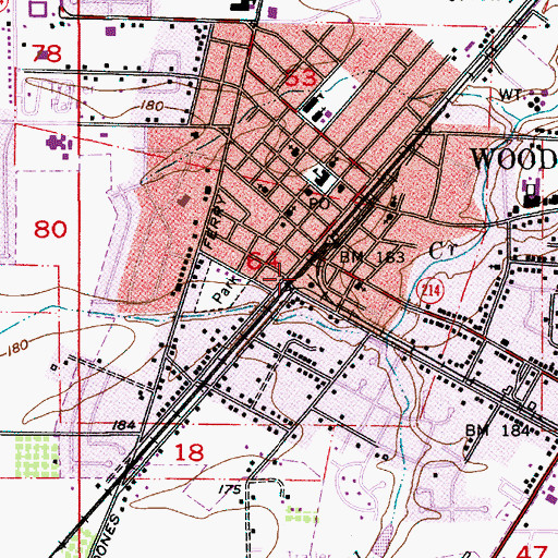 Topographic Map of Locomotive Park, OR