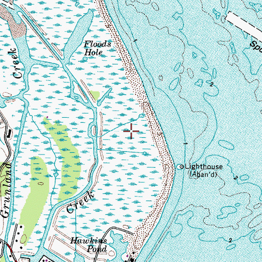 Topographic Map of Grandview Natural Preserve, VA