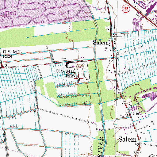 Topographic Map of Nike Site N-36L (historical), VA