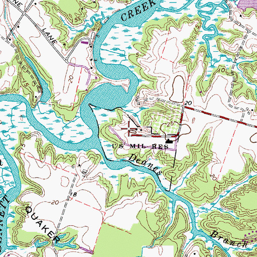 Topographic Map of Nike Site N-63L (historical), VA