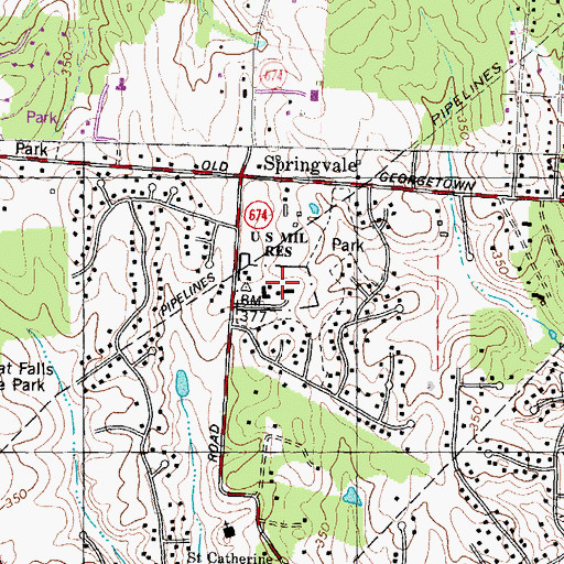 Topographic Map of Nike Site W-83C (historical), VA