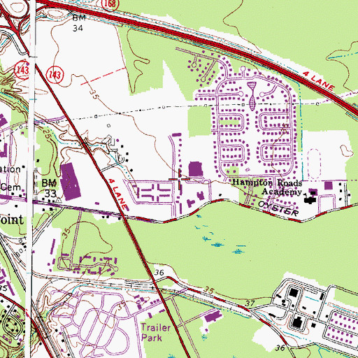 Topographic Map of Criston, VA
